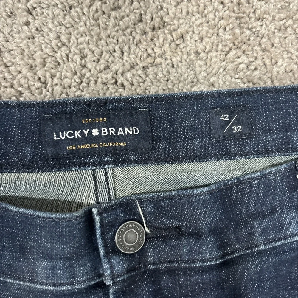 LUCKY BRAND Jeans 181‎ Relaxed Straight Men's 42 / 32 Dark Wash